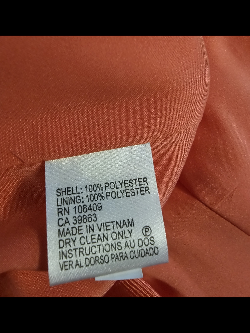 Tahari Coral Pink Dress - Picture 9 of 9